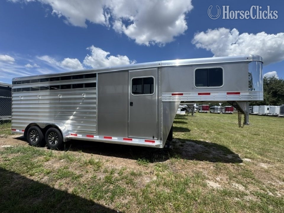 2026 Exiss Trailers Express CXF Gooseneck Horse Trailer in Florida