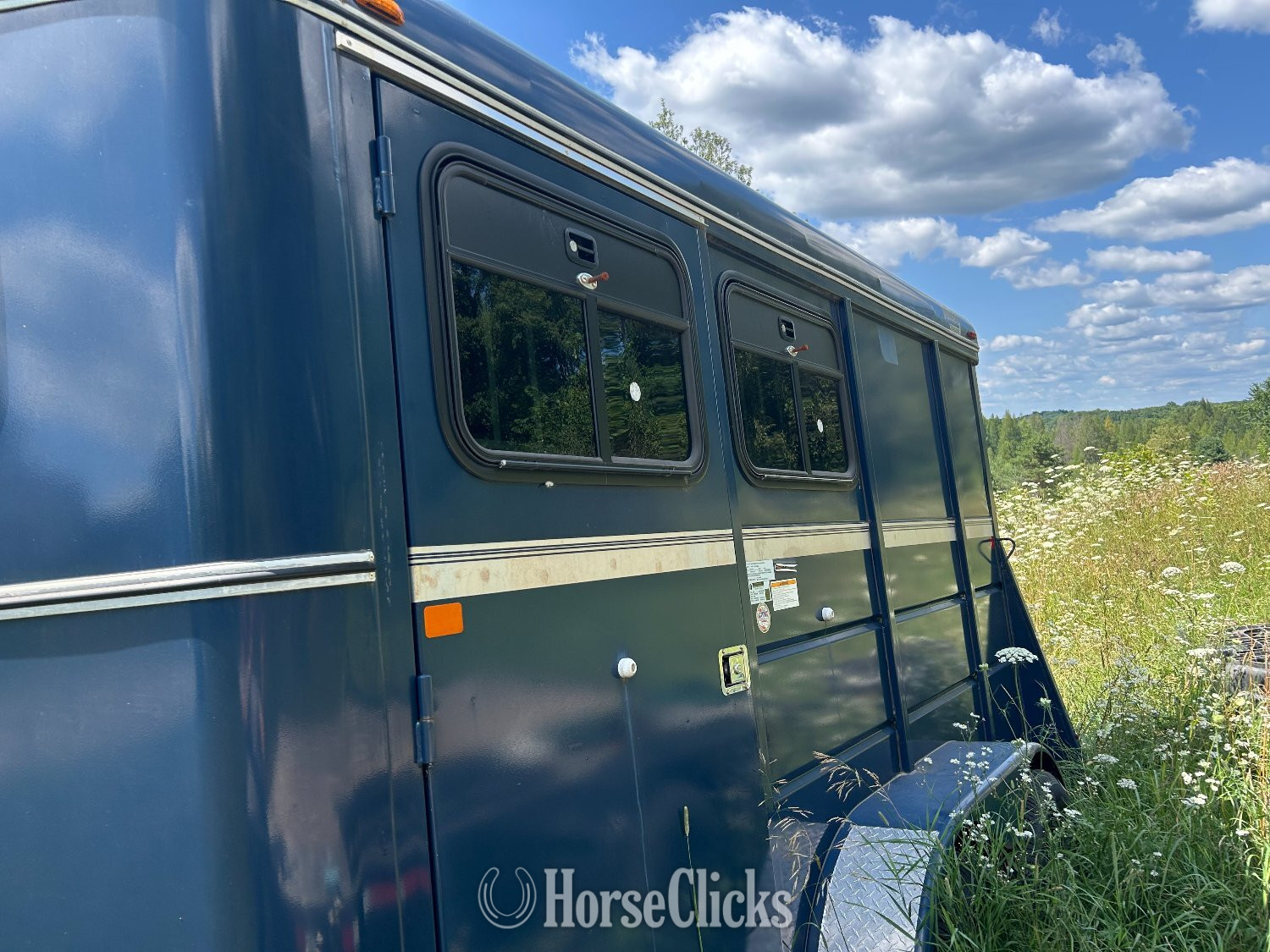 Michigan 2020 Valley Trailers Enclosed slant load horse/stock combo Bumper Pull Horse Trailer
