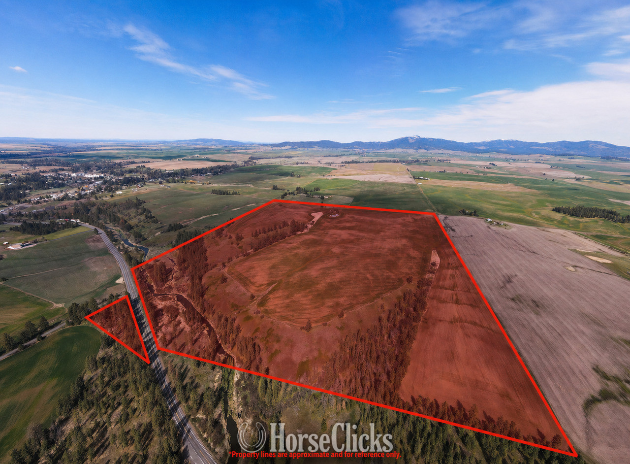 Stunning 157 Acres with Sweeping Territorial Views, Out Buildings, Power and Well! in Washington