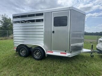 2026 Exiss Trailers Express 2H CX Bumper Pull Horse Trailer