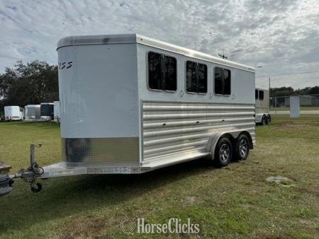 2026 Exiss Trailers Express 3H XT Bumper Pull Horse Trailer