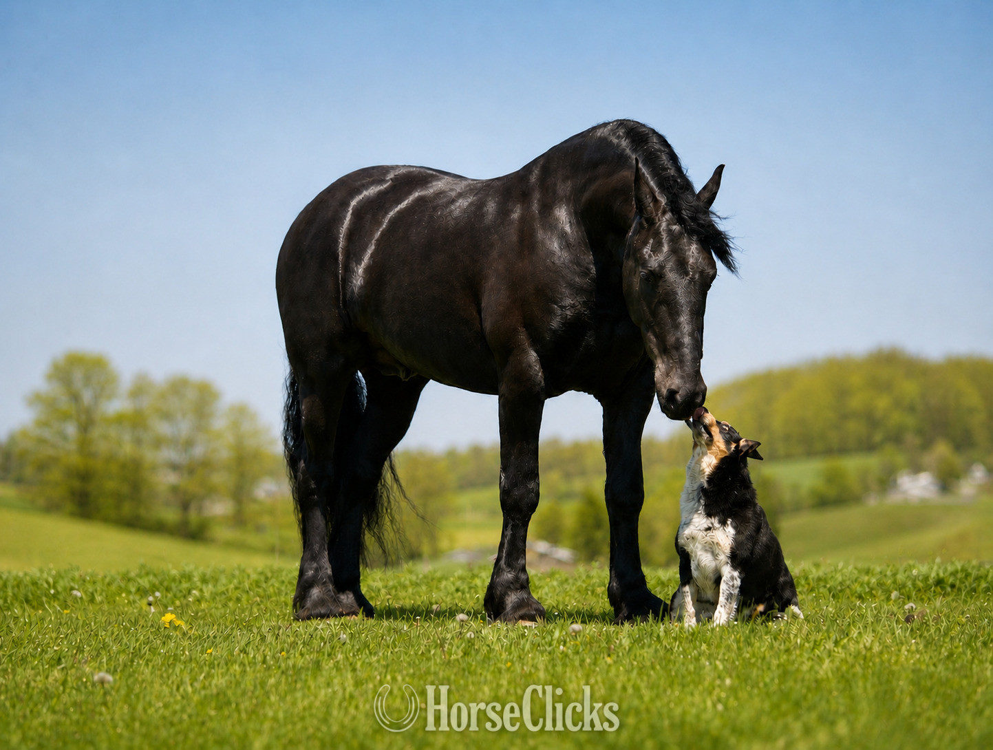 Ohio "Tuxedo" Black Gelding Friesian