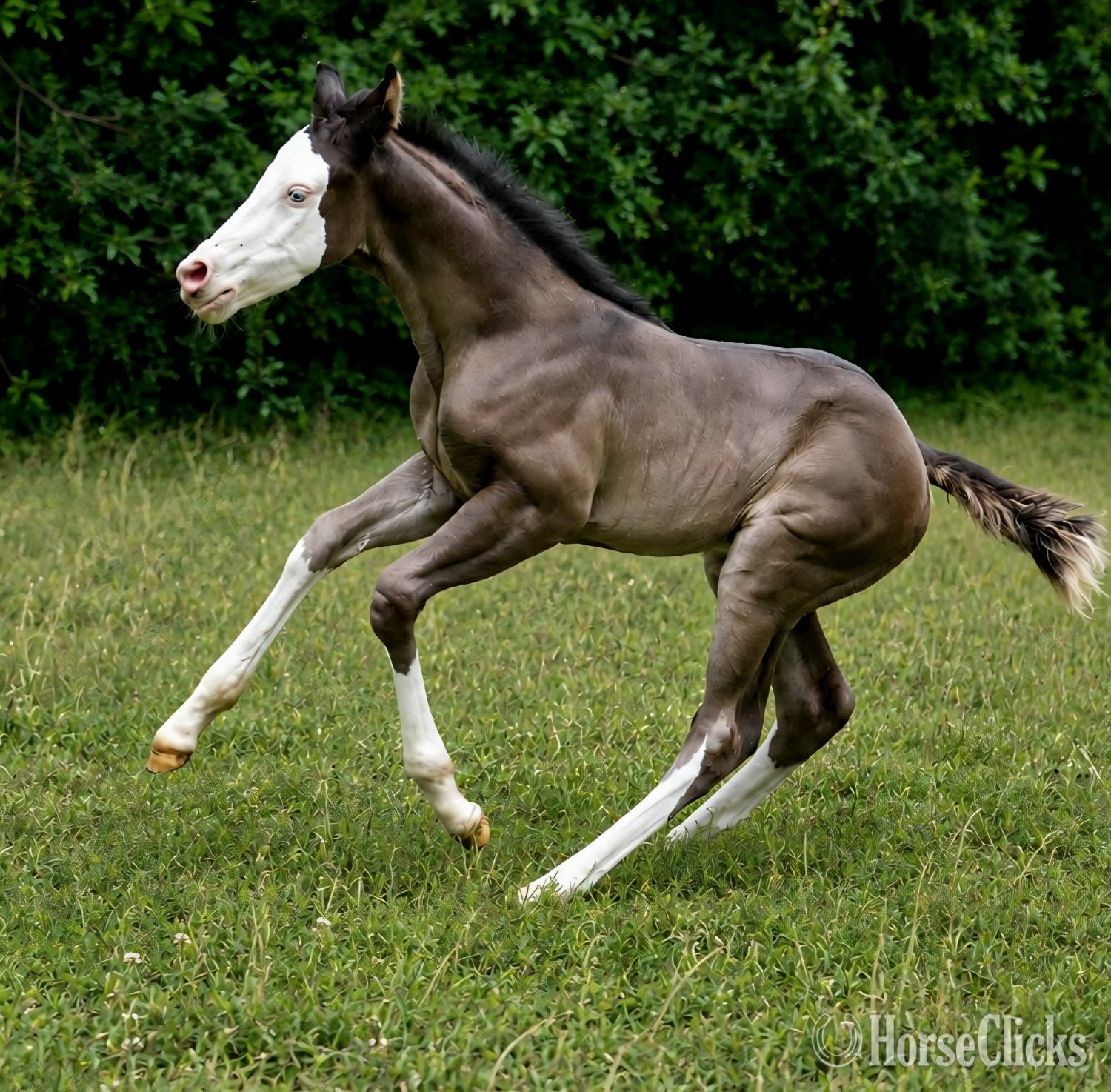 "JUSTA SPLASH BOMB X SHINING C CLEOPATRA" Black Filly Quarter Horse in Texas