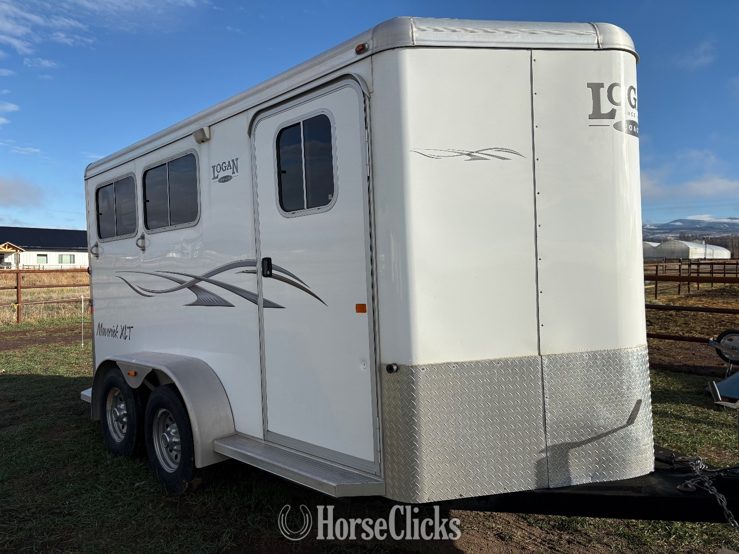 2012 Logan Coach LX Bumper Pull Horse Trailer in Montana