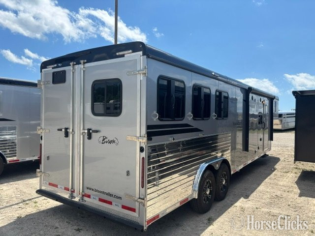 2026 Bison Coach Ranger 8311 With Mangers Gooseneck Horse Trailer - Horse Trailers