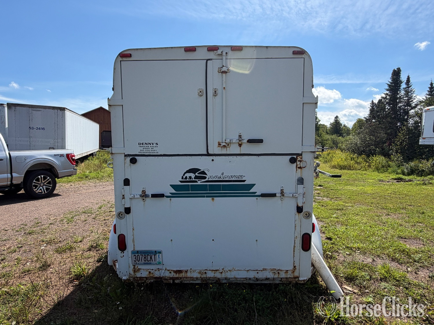 Minnesota 1996 Sundowner Trailers Charter Bumper Pull Horse Trailer