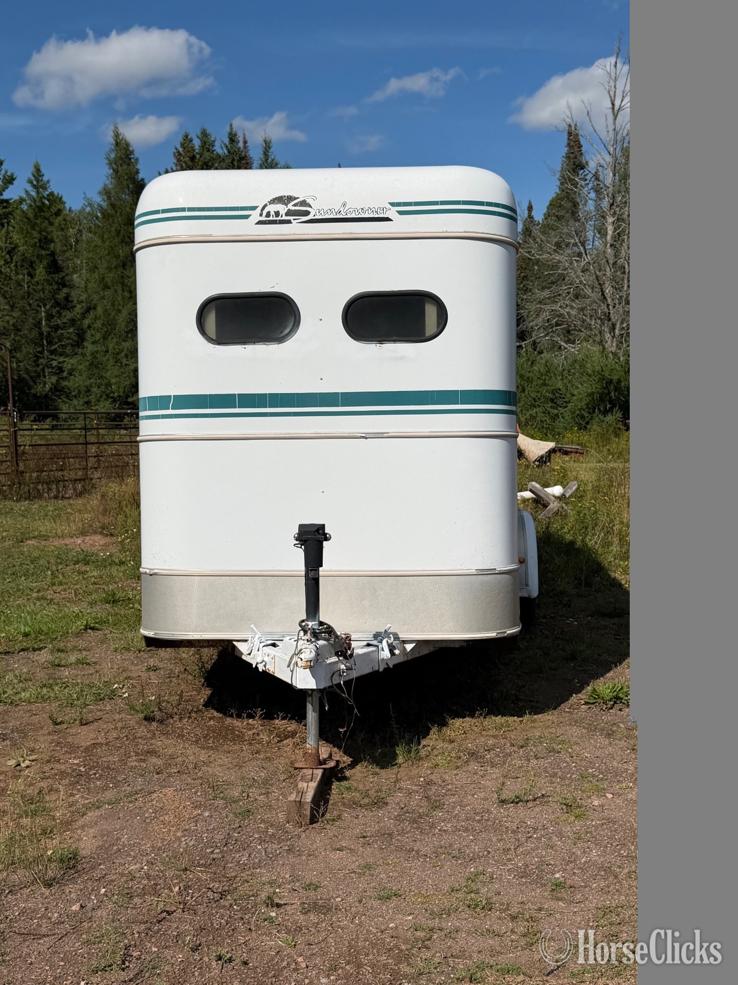 1996 Sundowner Trailers Charter Bumper Pull Horse Trailer - Horse Trailers in Minnesota