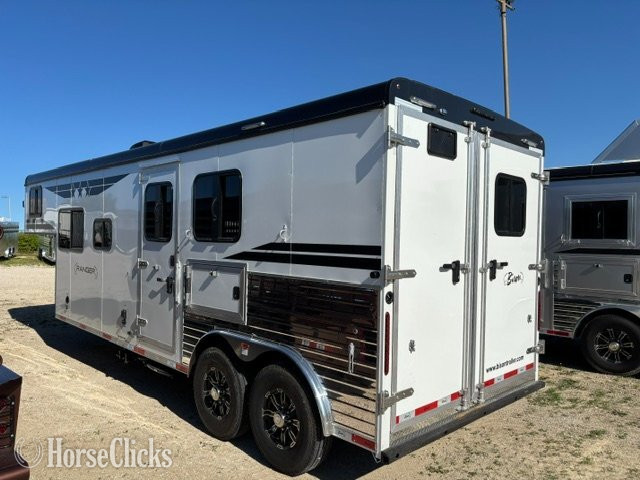 2026 Bison Coach Ranger 8209 With Mangers Gooseneck Horse Trailer - Horse Trailers