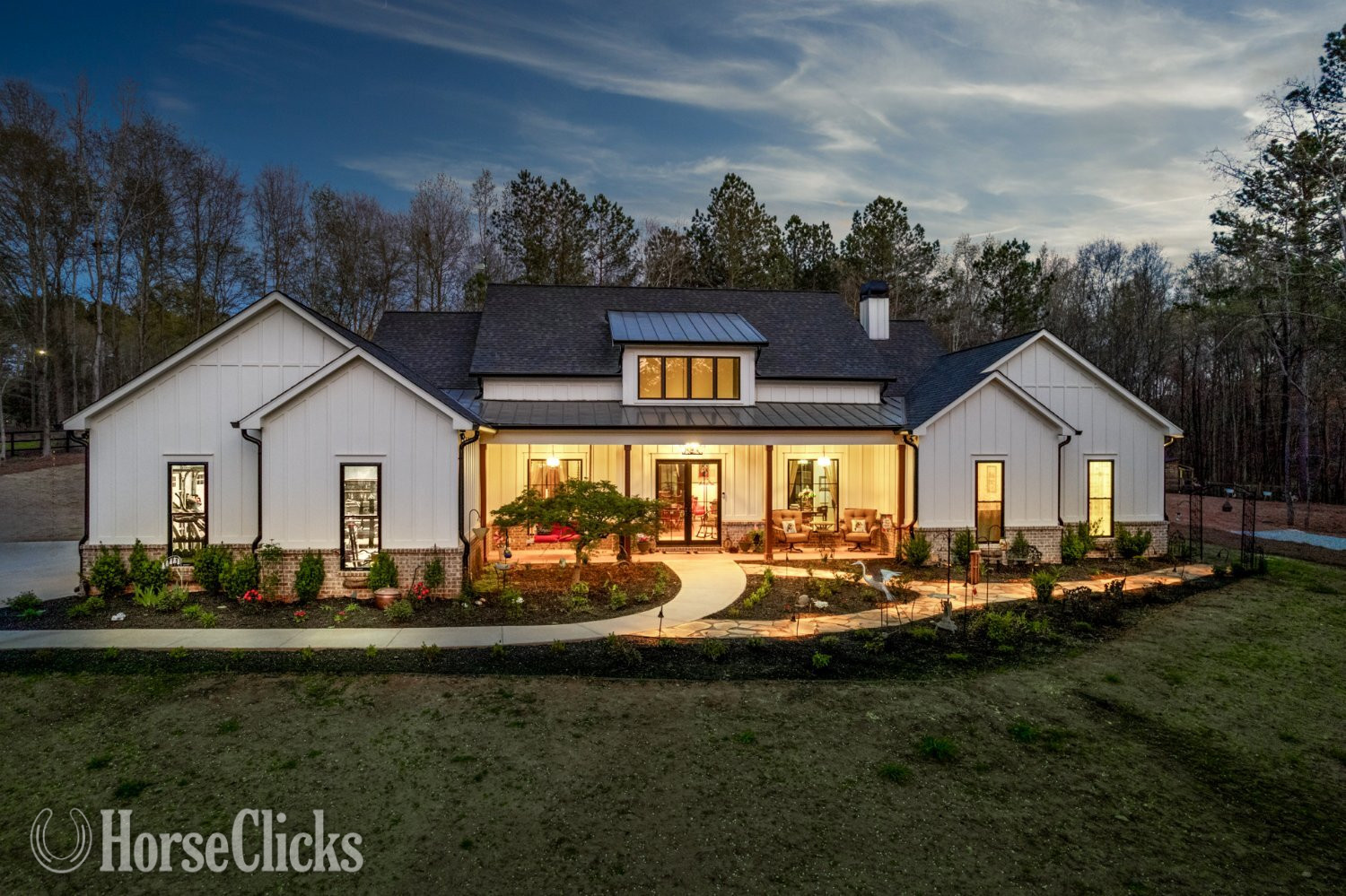 Stunning Ranch Farmhouse on 5 Acres in Georgia