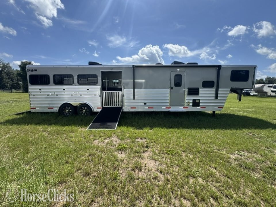 2027 Shadow Trailers 2027 Shadow Supreme 8 Pen 10.5 LQ w/ Mid Tack Gooseneck Livestock Trailer in Florida