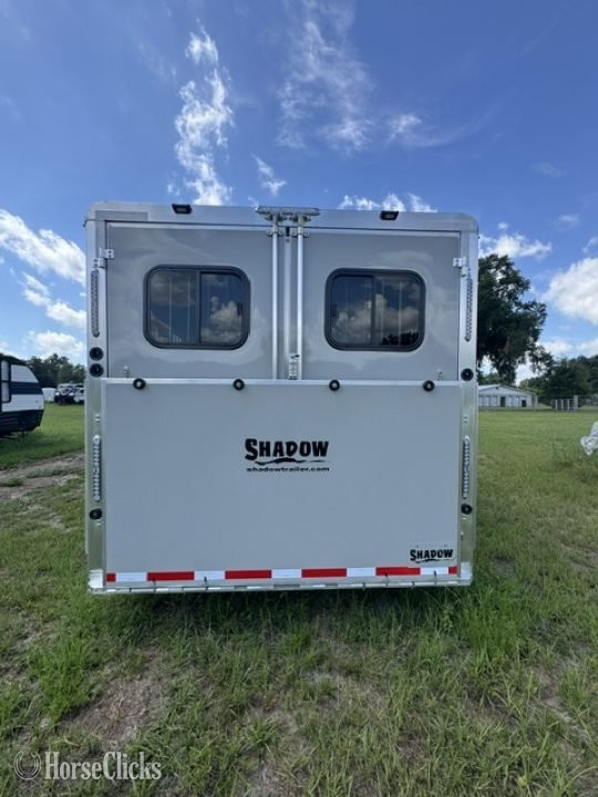 2027 Shadow Trailers 2027 Shadow Supreme 8 Pen 10.5 LQ w/ Mid Tack Gooseneck Livestock Trailer - Livestock Trailers in Florida