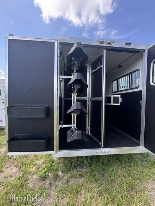 2027 Shadow Trailers 2027 Shadow Pro Series 4H 9' LQ with Slide Horse Trailer Gooseneck Horse Trailer Florida