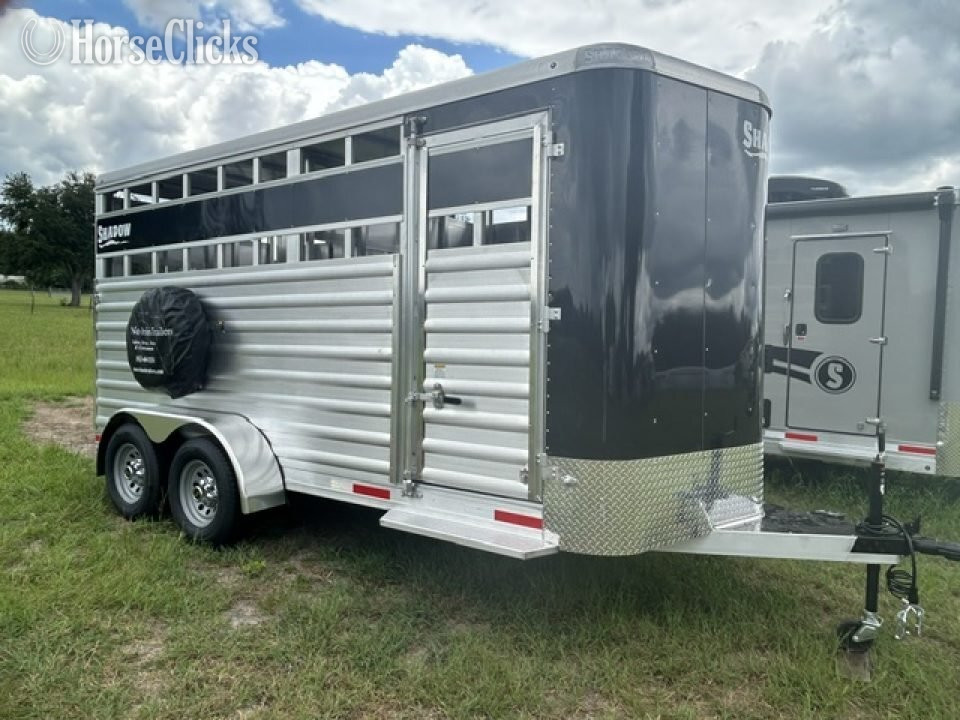 2027 Shadow Trailers 2027 Shadow Stock 16' Rancher Bumper Pull Livestock Trailer in Florida