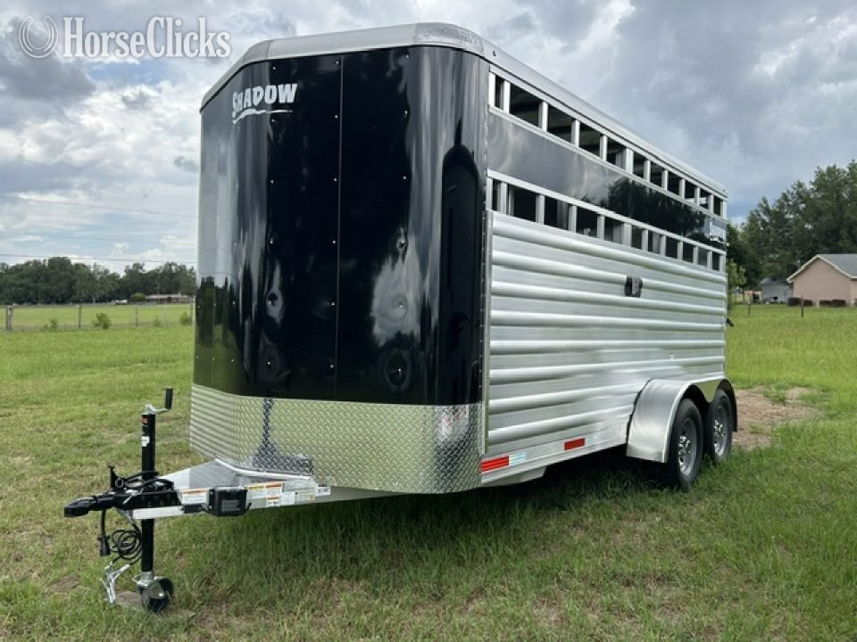 2027 Shadow Trailers 2027 Shadow Stock 16' Rancher Bumper Pull Livestock Trailer