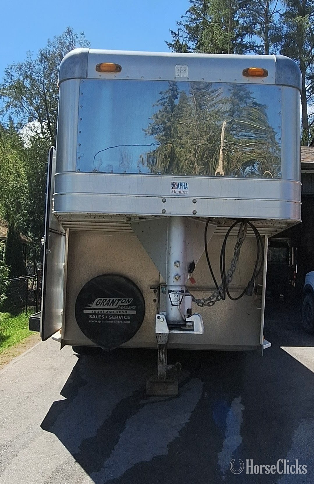 2000 4-Star Trailers 2 Horse Slant Load Gooseneck Horse Trailer