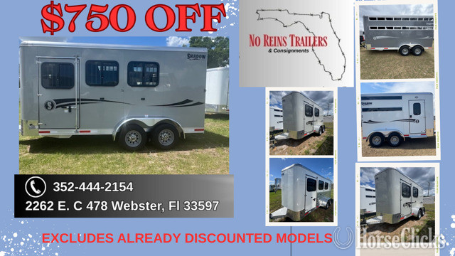 2026 Shadow Trailers Stablemate Bumper Pull Horse Trailer in Florida