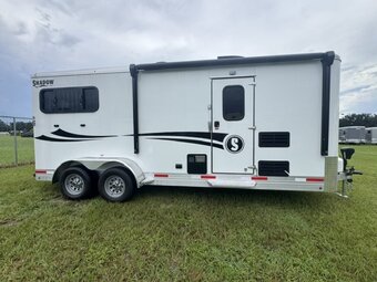 2027 Shadow Trailers 2H 8' LQ Bumper Pull Bumper Pull Horse Trailer