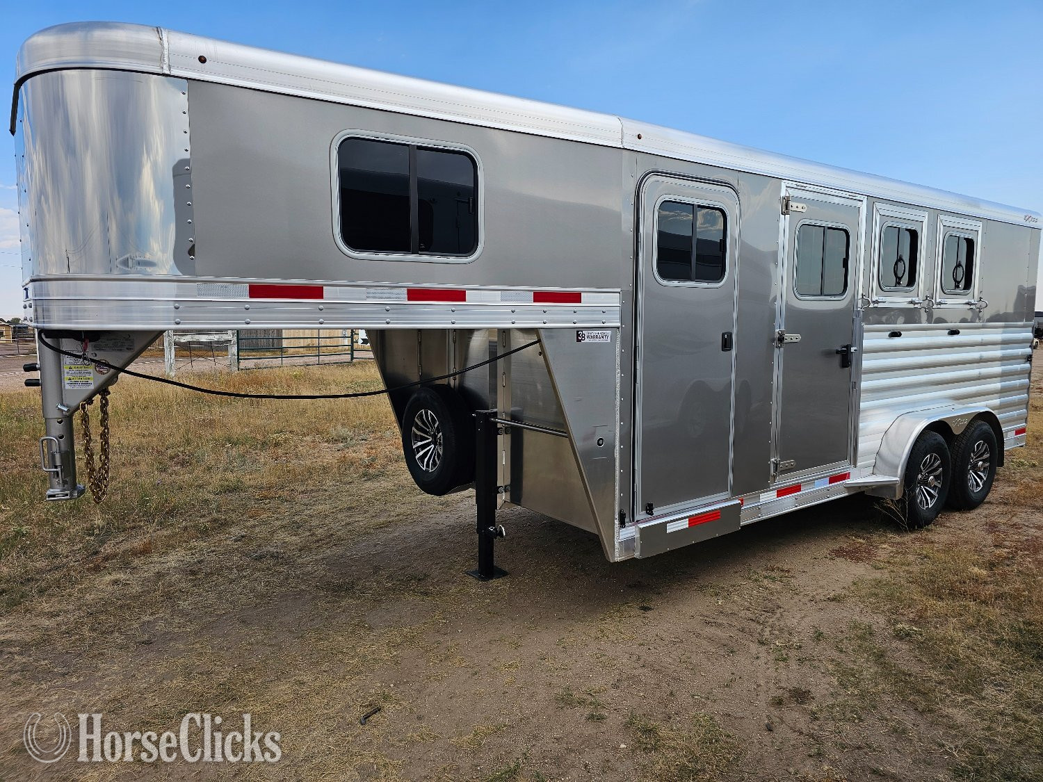 2025 Exiss Trailers 7300 Gooseneck Horse Trailer in Colorado