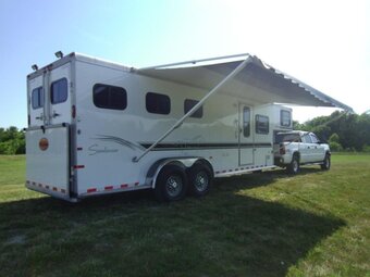 2000 Sundowner Trailers TrailBlazer Horse Gooseneck Horse Trailer