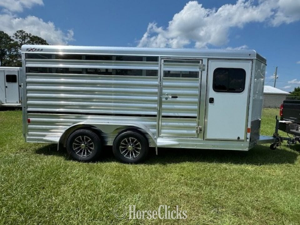 2026 Exiss Trailers Exhibitor 615A Mini 6 Pen Bumper Pull Livestock Trailer in Florida