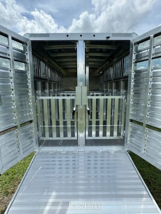 2026 Exiss Trailers Exhibitor 615A Mini 6 Pen Bumper Pull Livestock Trailer - Livestock Trailers