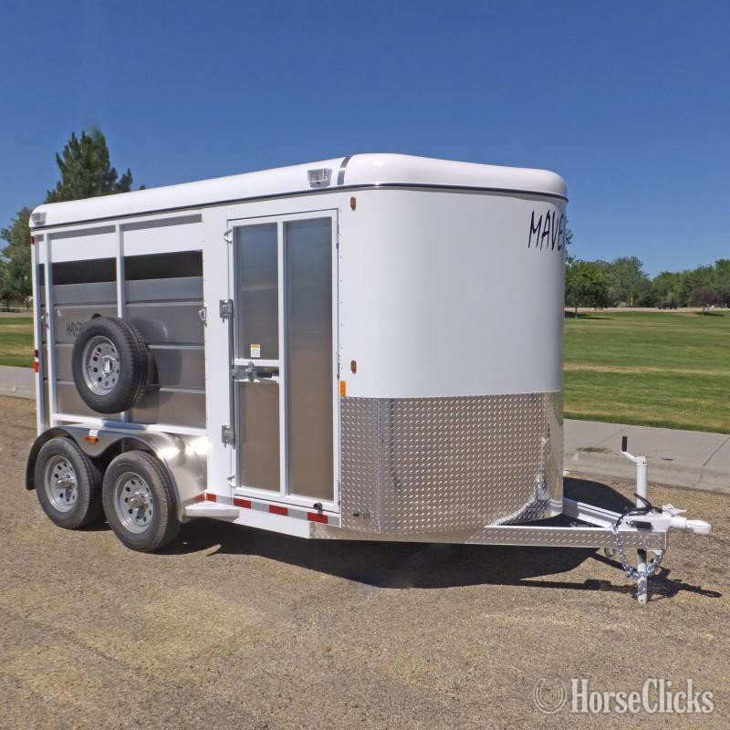 Horse Trailers - Maverick Trailers 2027 Steel/Aluminum 2 Horse Trailer  Horse Trailer