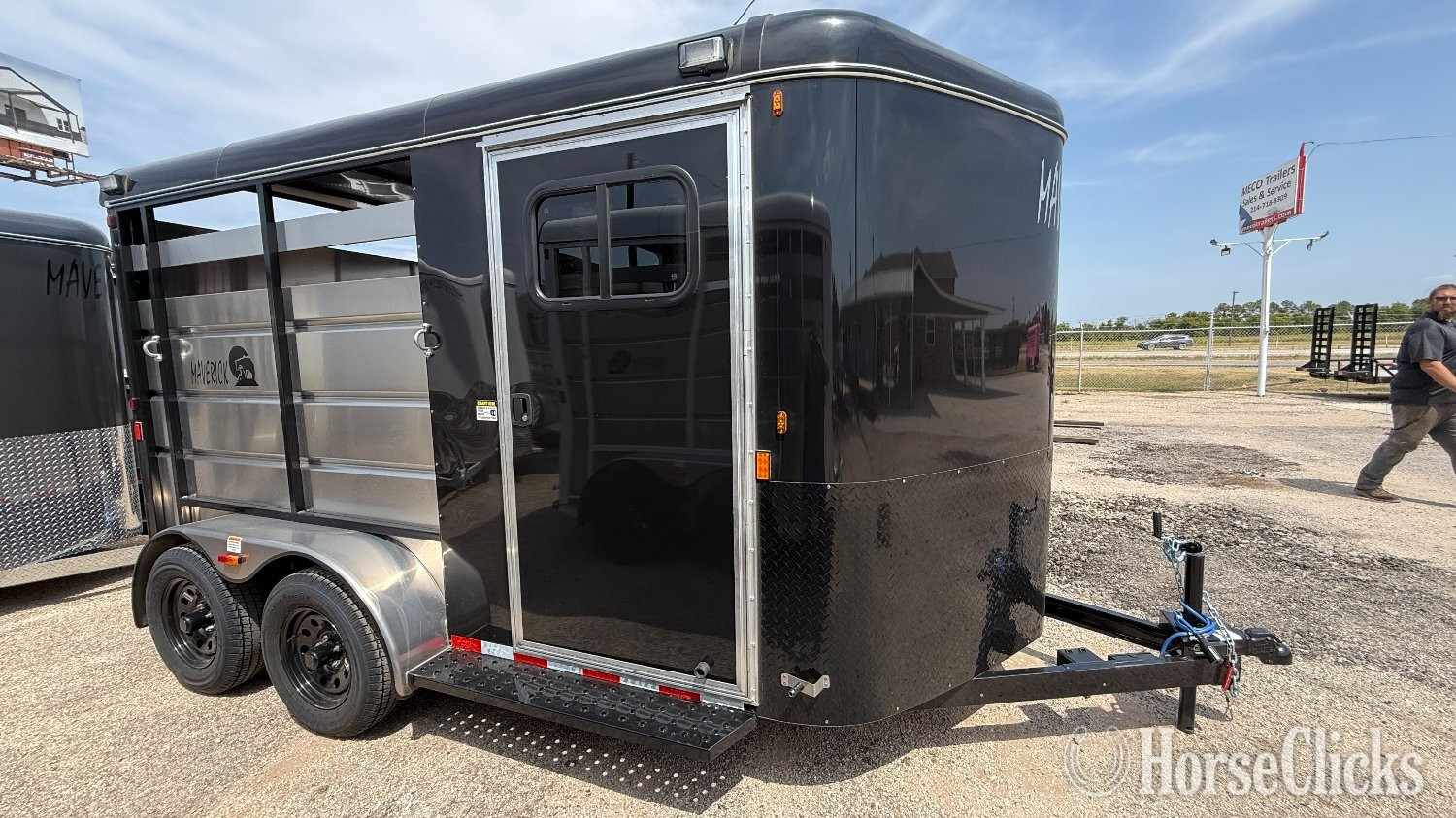 Horse Trailers - 2027 Maverick Trailers 2027 Maverick HS 2 Horse Aluminum & Steel 2400 lbs empty Bumper Pull Horse Trailer in Texas