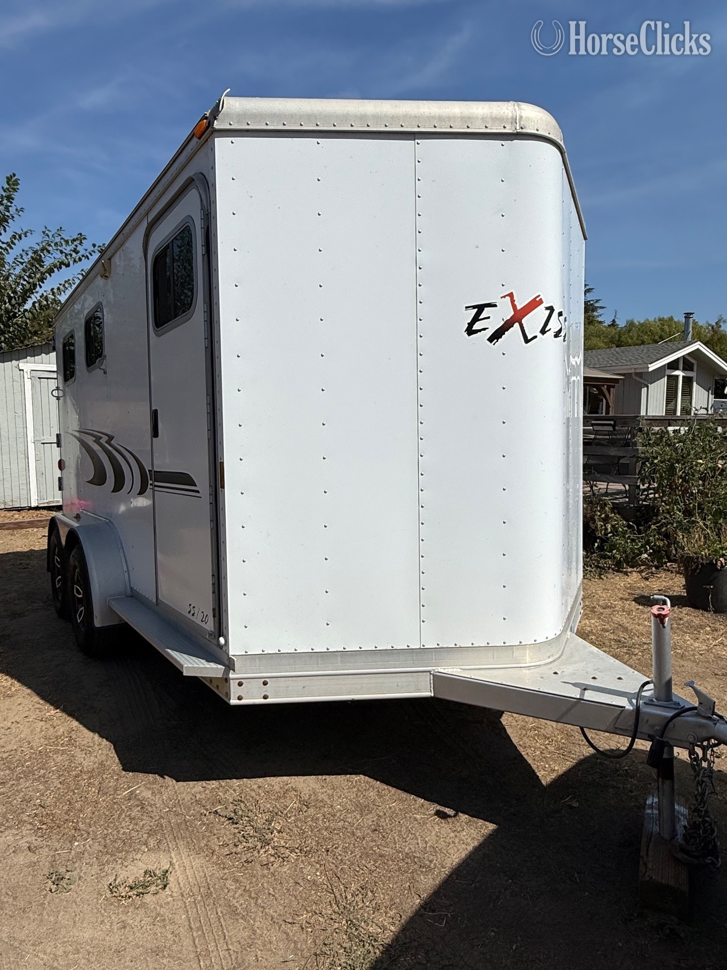 2005 Exiss Trailers 2horse bumper pull slant Bumper Pull Horse Trailer California
