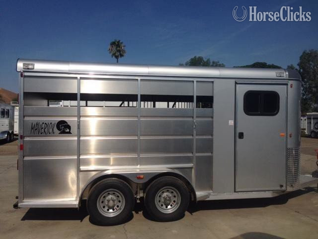 California Maverick Trailers 2026 Aluminum 2  Horse Trailer