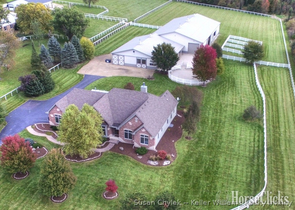 SOLD!!! Exceptional Equestrian Estate with 72x120 Indoor Arena for sale in Illinois in Illinois