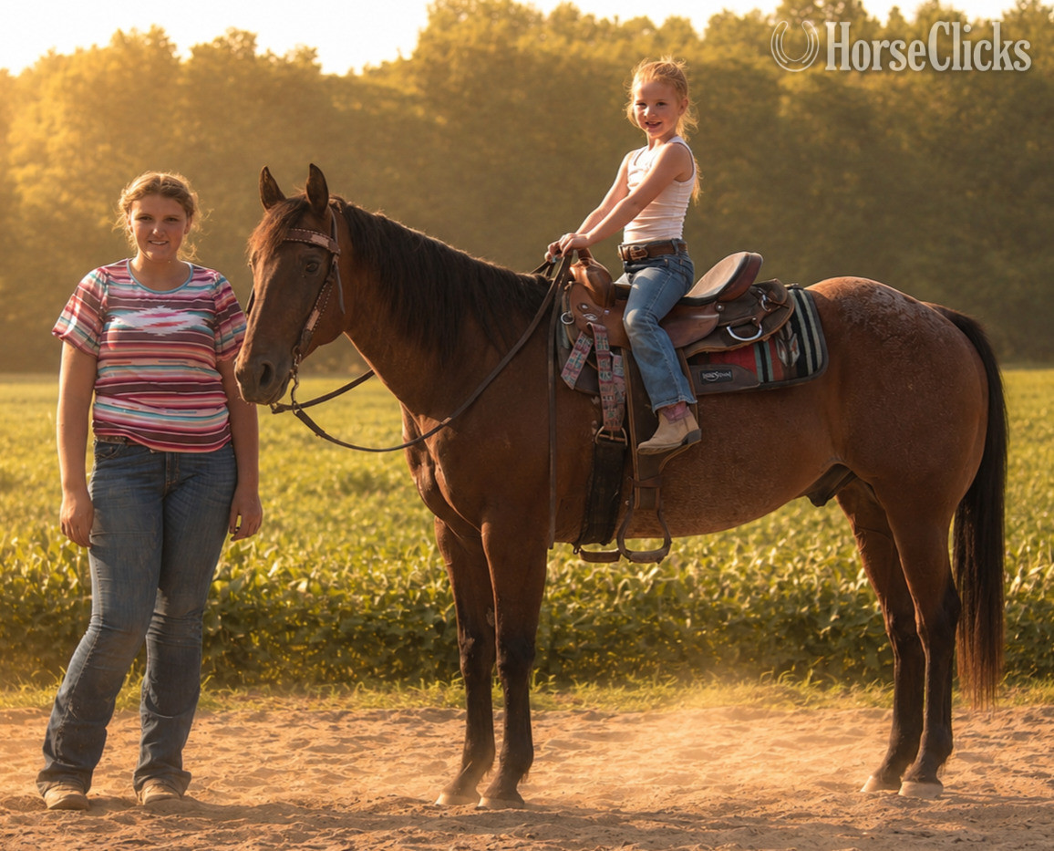 "BOONE" Bay Roan Gelding Quarter Horse in Indiana
