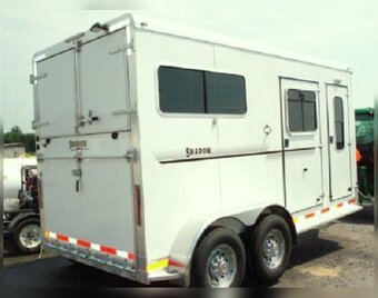 2012 Shadow Trailers Straight Load Bumper Pull Horse Trailer
