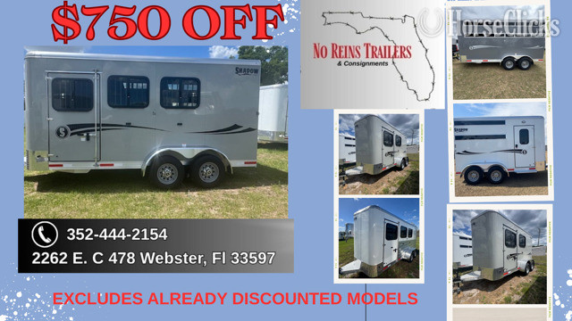 2026 Shadow Trailers Select Bumper Pull Horse Trailer