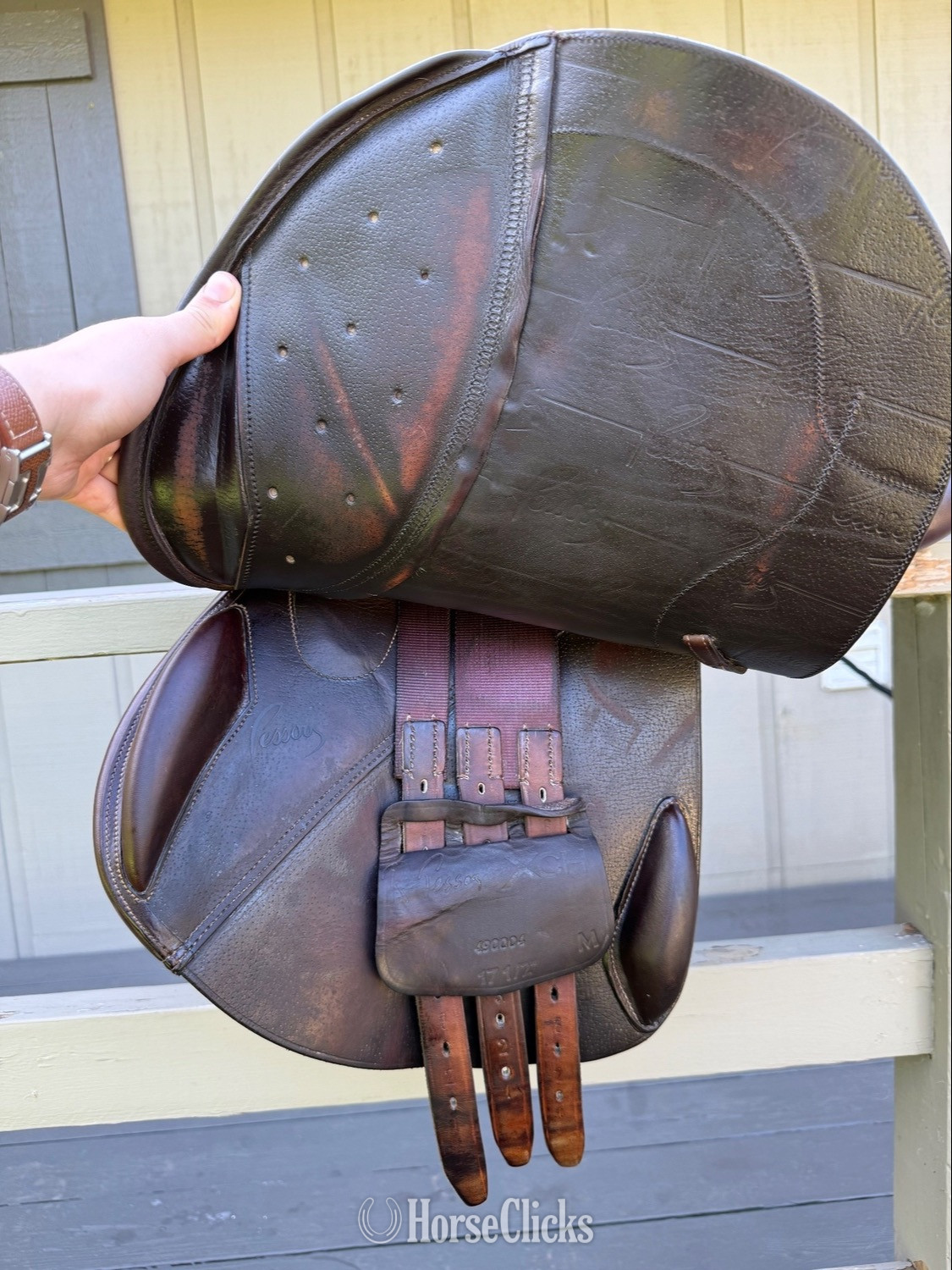17.5" Pessoa English Saddle Illinois