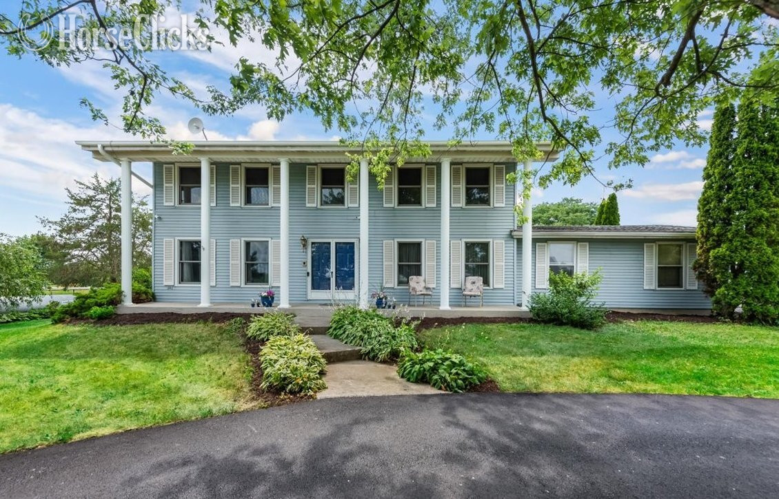 SOLD!!! 5 ac Beecher Horse Farm with Updated 4 Br Home in Illinois