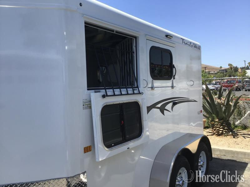 Horse Trailers - Trails West 2026 Manufacturing 2 Horse Bp   Horse Trailer in California
