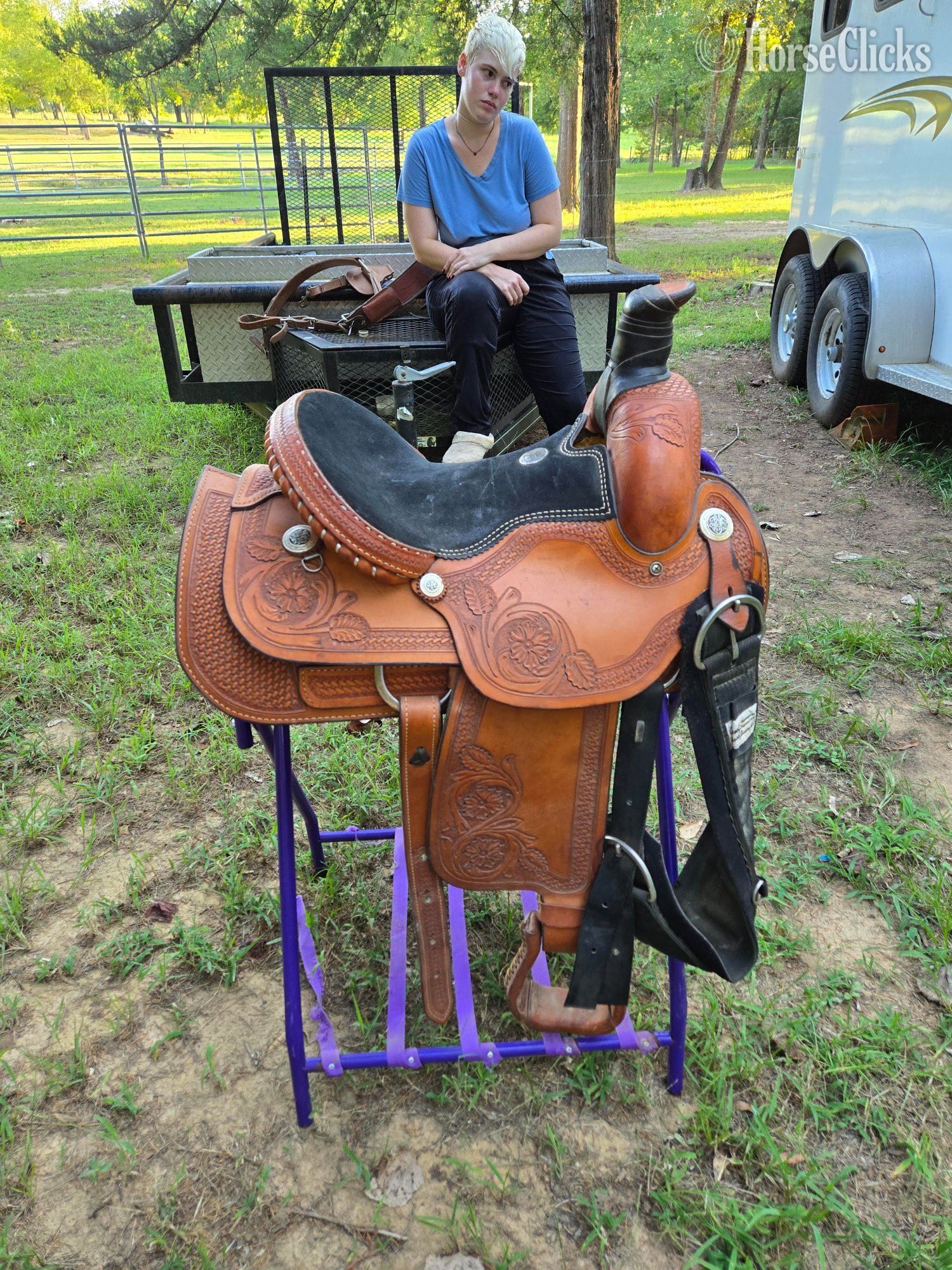 Texas 14" Dakota Saddlery Western Saddle