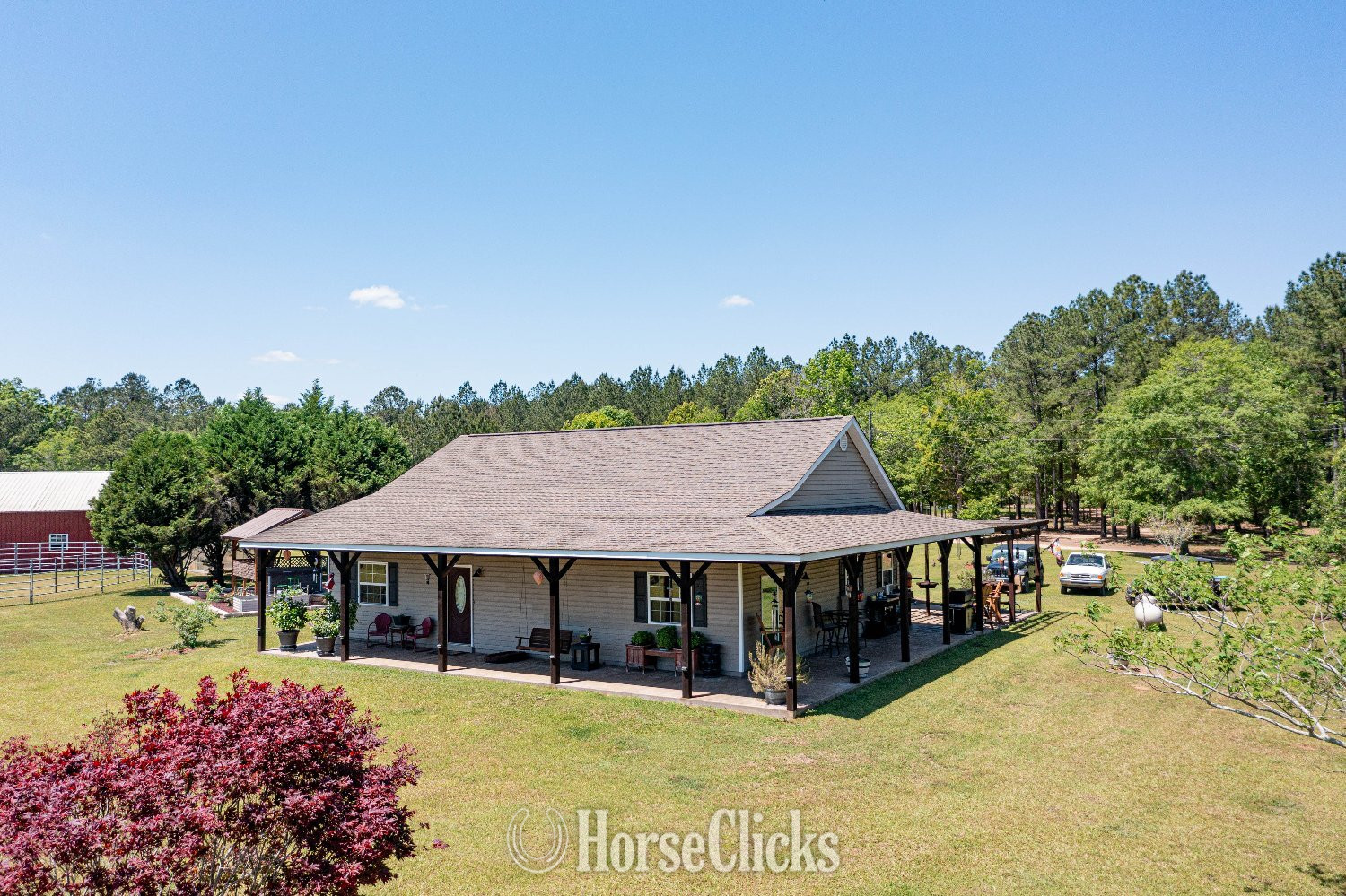 Bring Your Horses! Fenced Farm with Homes & Barn Georgia