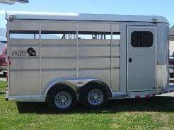 Maverick Trailers 2026 Aluminum 3Trailer Information: Year: 2026 Make: Maverick Model: 3H HS Aluminum Price: $16,990.00 Location: Norco, CA Horses: 3 Pull Type: Bumper Description: 3H MAVERICK HS ALL ALUMINUM this trailer is 7ft tall 7 ft wide trailer weight is 2410 lbs Co  Horse Trailer