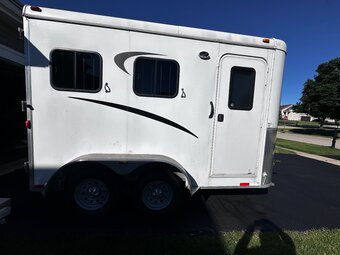 2013 Bison Coach 720 2 Horse Slant  Bumper Pull Horse Trailer