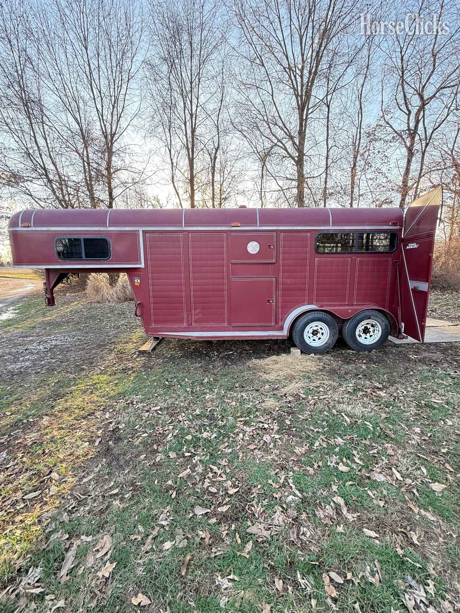 Indiana 1990 Trail Magic P Gooseneck Horse Trailer
