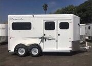 Trails West Royale SXS Tack  Horse Trailer