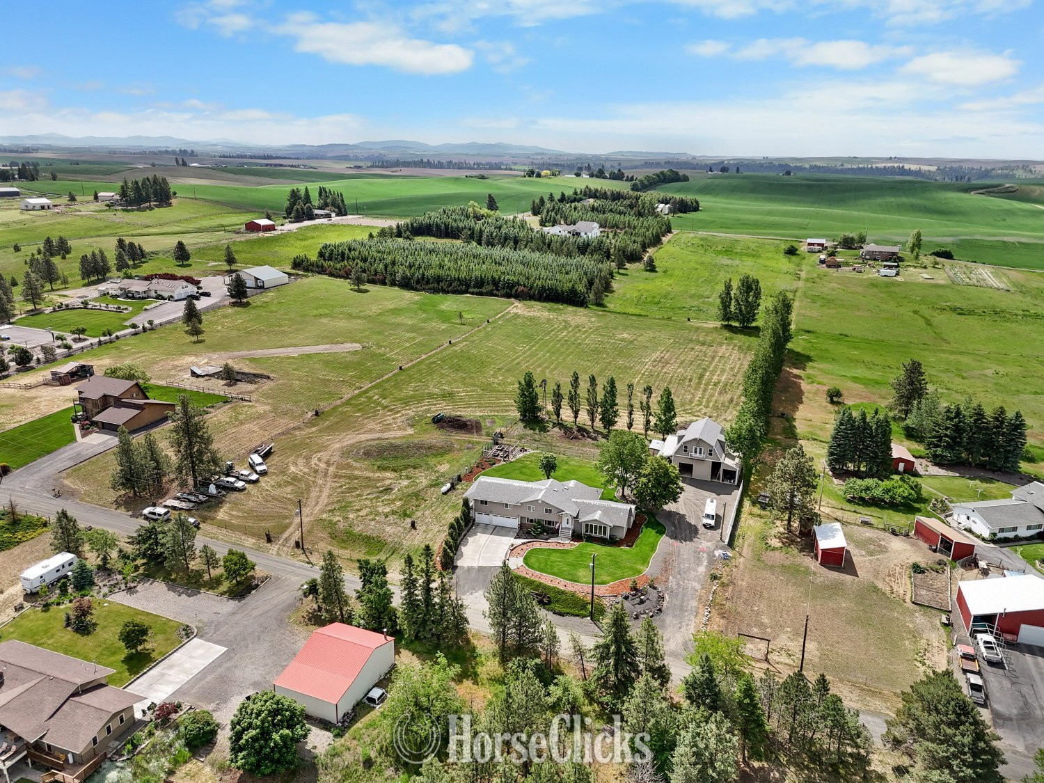Stunning 4.85-Acre Valleyford Property-Country Home-Barndominium/Shop! - Farms in Washington