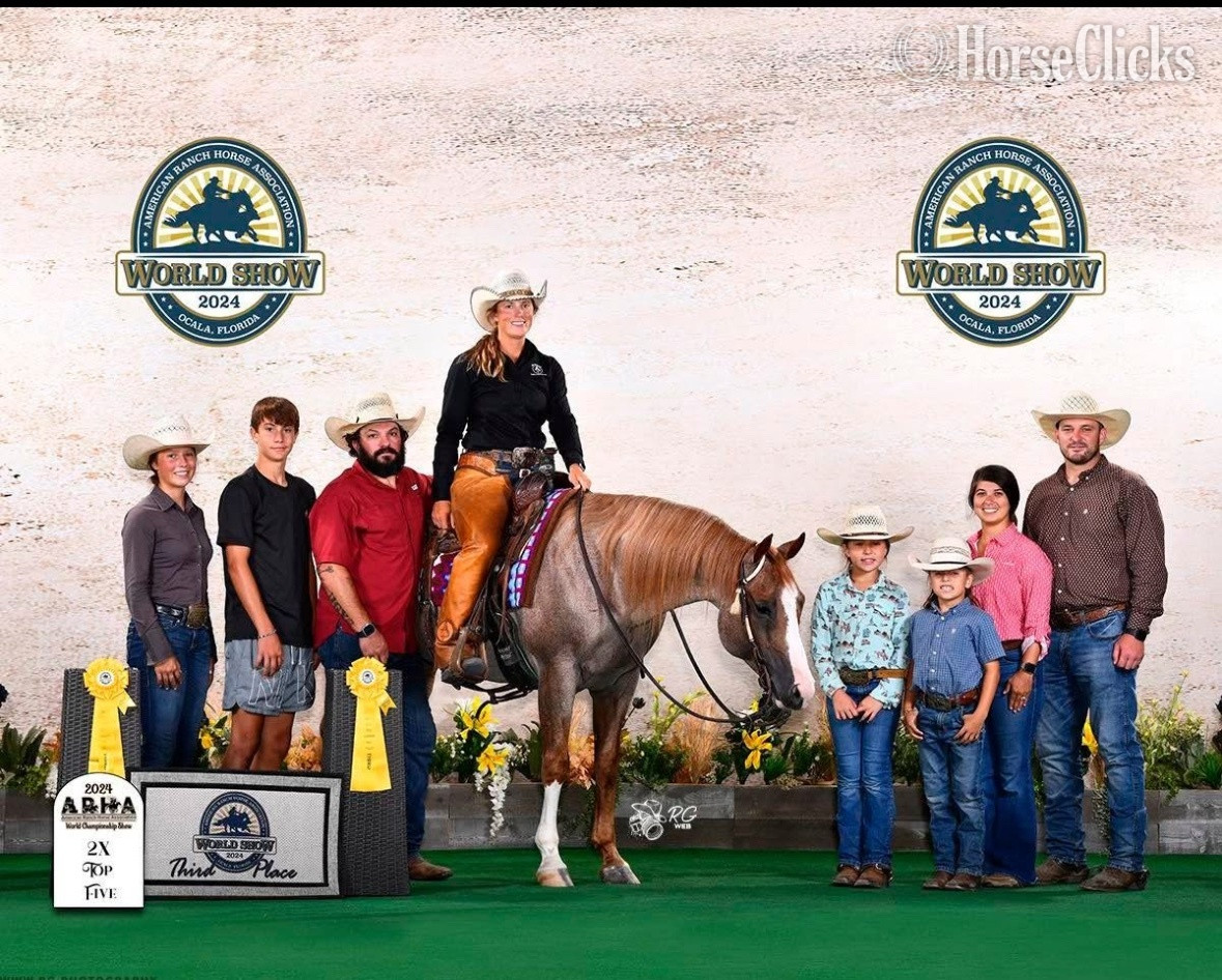 "Juan Mas Tiempo" Red Roan Stallion Paint