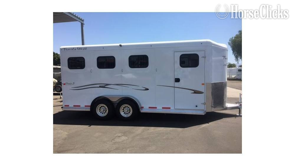 Trails West 2026 Manufacturing CLASSIC (Warm Blood) 3  Horse Trailer in California